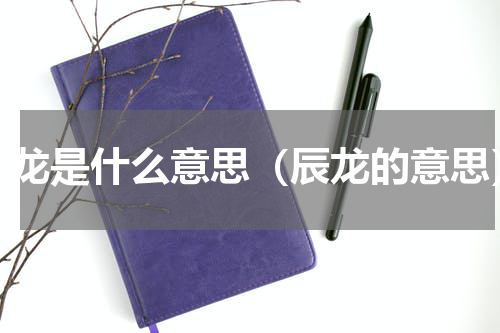 辰龙是什么意思（辰龙的意思）