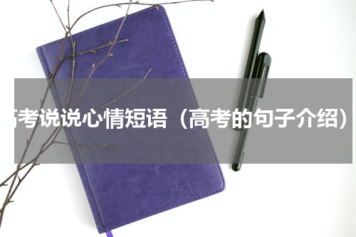 高考说说心情短语（高考的句子介绍）