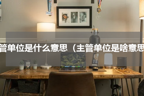 主管单位是什么意思（主管单位是啥意思）