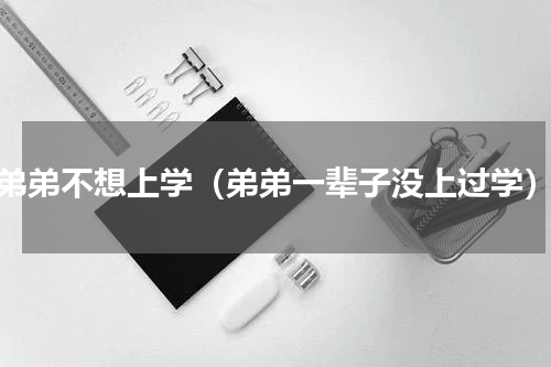 弟弟不想上学（弟弟一辈子没上过学）