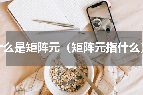 什么是矩阵元（矩阵元指什么）