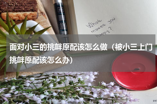 面对小三的挑衅原配该怎么做（被小三上门挑衅原配该怎么办）