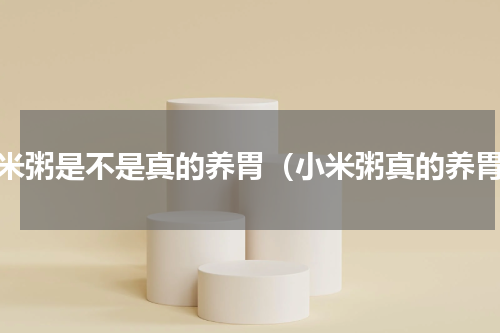 小米粥是不是真的养胃（小米粥真的养胃）
