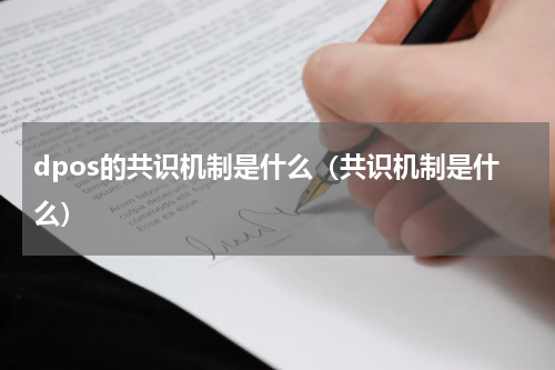 dpos的共识机制是什么（共识机制是什么）