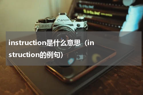 instruction是什么意思（instruction的例句）
