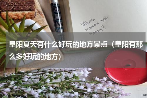 阜阳夏天有什么好玩的地方景点（阜阳有那么多好玩的地方）
