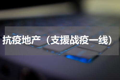 抗疫地产（支援战疫一线）