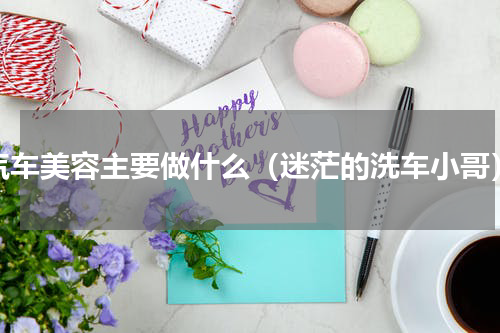 汽车美容主要做什么（迷茫的洗车小哥）