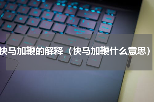 快马加鞭的解释（快马加鞭什么意思）