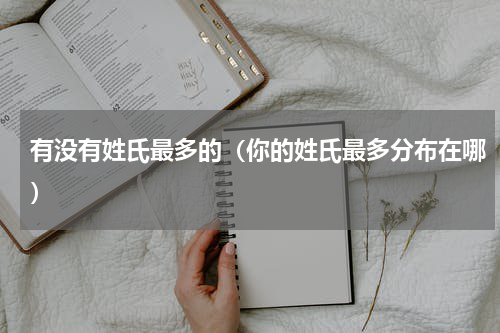 有没有姓氏最多的（你的姓氏最多分布在哪）