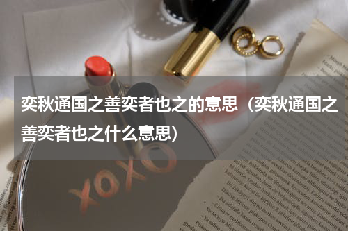 奕秋通国之善奕者也之的意思（奕秋通国之善奕者也之什么意思）
