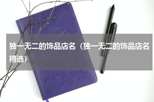 独一无二的饰品店名（独一无二的饰品店名精选）