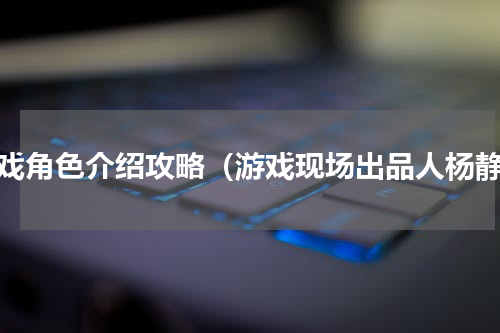 游戏角色介绍攻略（游戏现场出品人杨静）