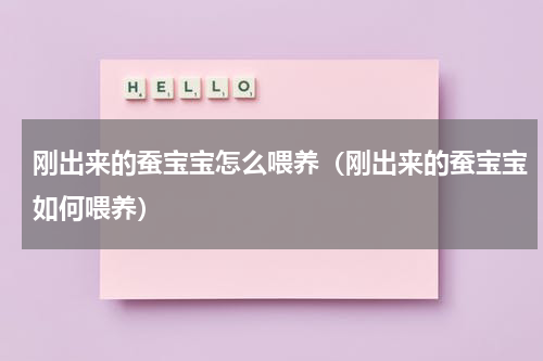 刚出来的蚕宝宝怎么喂养（刚出来的蚕宝宝如何喂养）