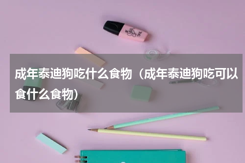 成年泰迪狗吃什么食物（成年泰迪狗吃可以食什么食物）
