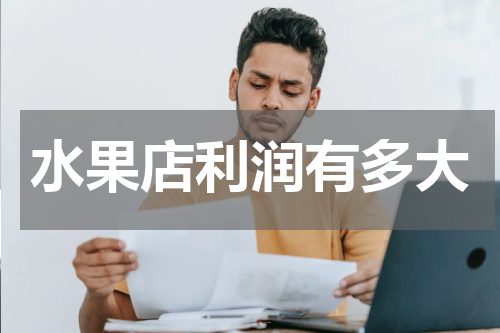 水果店利润有多大