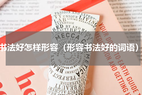 书法好怎样形容（形容书法好的词语）