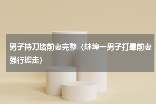 男子持刀堵前妻完整（蚌埠一男子打晕前妻强行掳走）