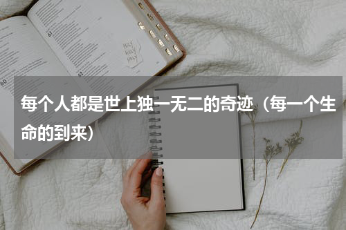 每个人都是世上独一无二的奇迹（每一个生命的到来）