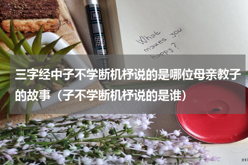 三字经中子不学断机杼说的是哪位母亲教子的故事（子不学断机杼说的是谁）