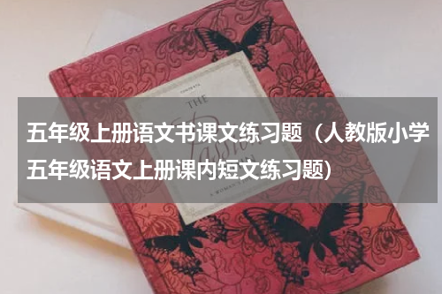 五年级上册语文书课文练习题（人教版小学五年级语文上册课内短文练习题）
