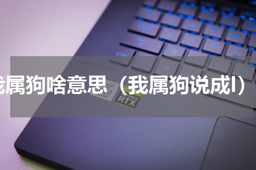 我属狗啥意思（我属狗说成I）