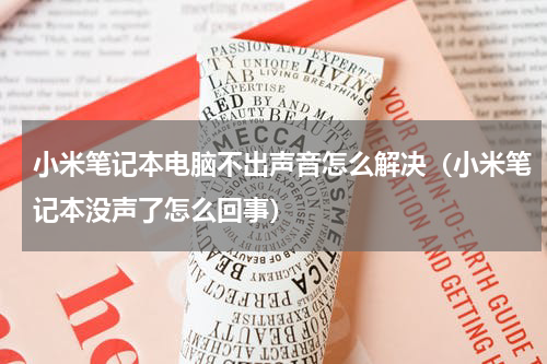 小米笔记本电脑不出声音怎么解决（小米笔记本没声了怎么回事）