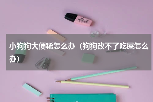 小狗狗大便稀怎么办（狗狗改不了吃屎怎么办）