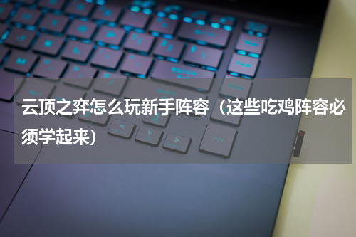 云顶之弈怎么玩新手阵容（这些吃鸡阵容必须学起来）