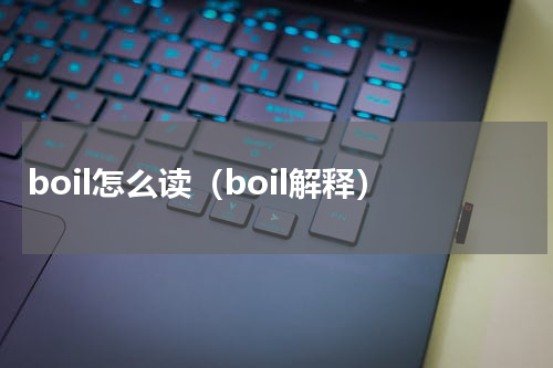 boil怎么读（boil解释）