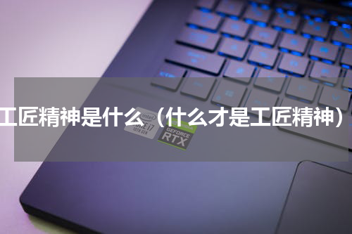 工匠精神是什么（什么才是工匠精神）