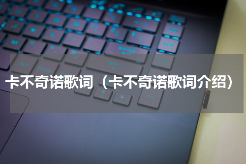 卡不奇诺歌词（卡不奇诺歌词介绍）