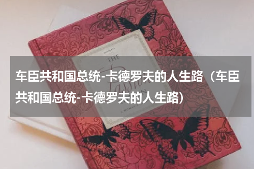 车臣共和国总统-卡德罗夫的人生路（车臣共和国总统-卡德罗夫的人生路）