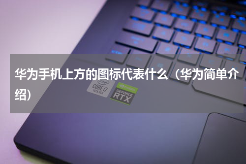 华为手机上方的图标代表什么（华为简单介绍）