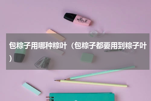 包粽子用哪种粽叶（包粽子都要用到粽子叶）