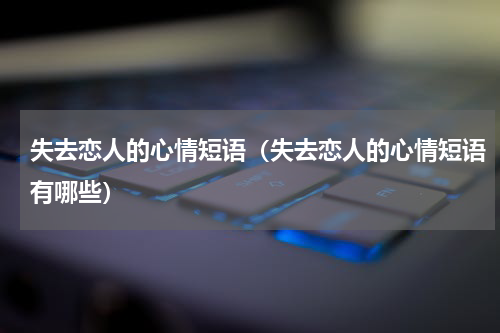 失去恋人的心情短语（失去恋人的心情短语有哪些）