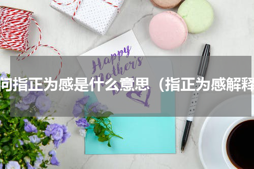 请问指正为感是什么意思（指正为感解释）