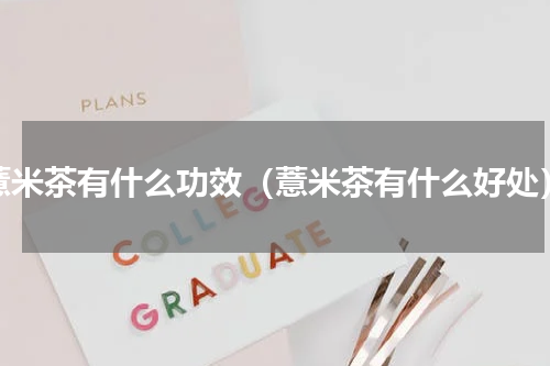 薏米茶有什么功效（薏米茶有什么好处）