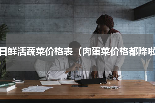 每日鲜活蔬菜价格表（肉蛋菜价格都降啦）
