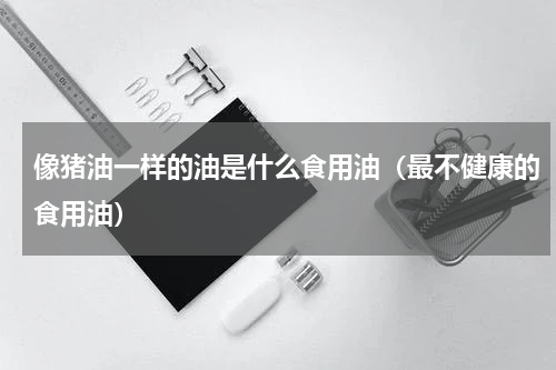 像猪油一样的油是什么食用油（最不健康的食用油）