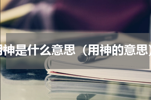 用神是什么意思（用神的意思）