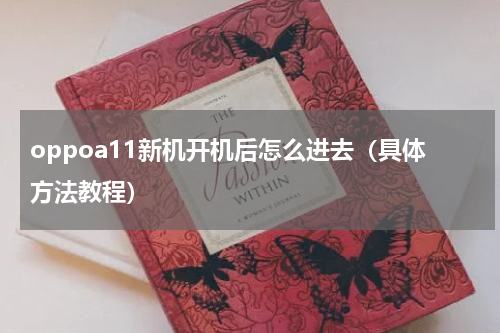 oppoa11新机开机后怎么进去（具体方法教程）
