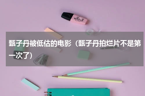甄子丹被低估的电影（甄子丹拍烂片不是第一次了）