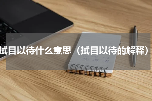 拭目以待什么意思（拭目以待的解释）