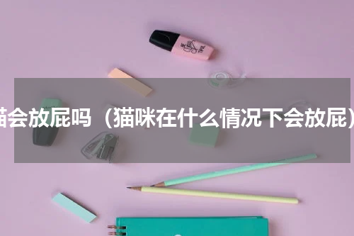 猫会放屁吗（猫咪在什么情况下会放屁）