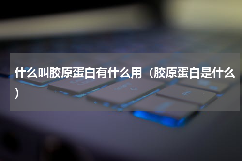 什么叫胶原蛋白有什么用（胶原蛋白是什么）
