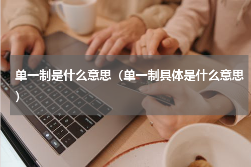 单一制是什么意思（单一制具体是什么意思）