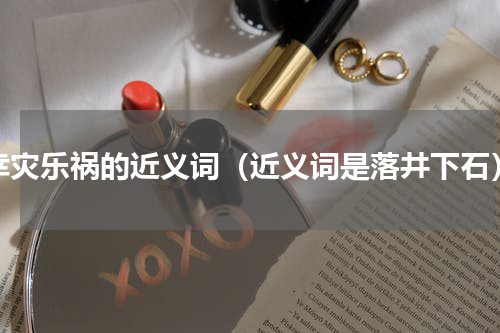 幸灾乐祸的近义词（近义词是落井下石）