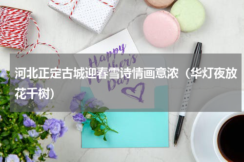 河北正定古城迎春雪诗情画意浓（华灯夜放花千树）
