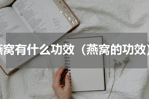 燕窝有什么功效（燕窝的功效）